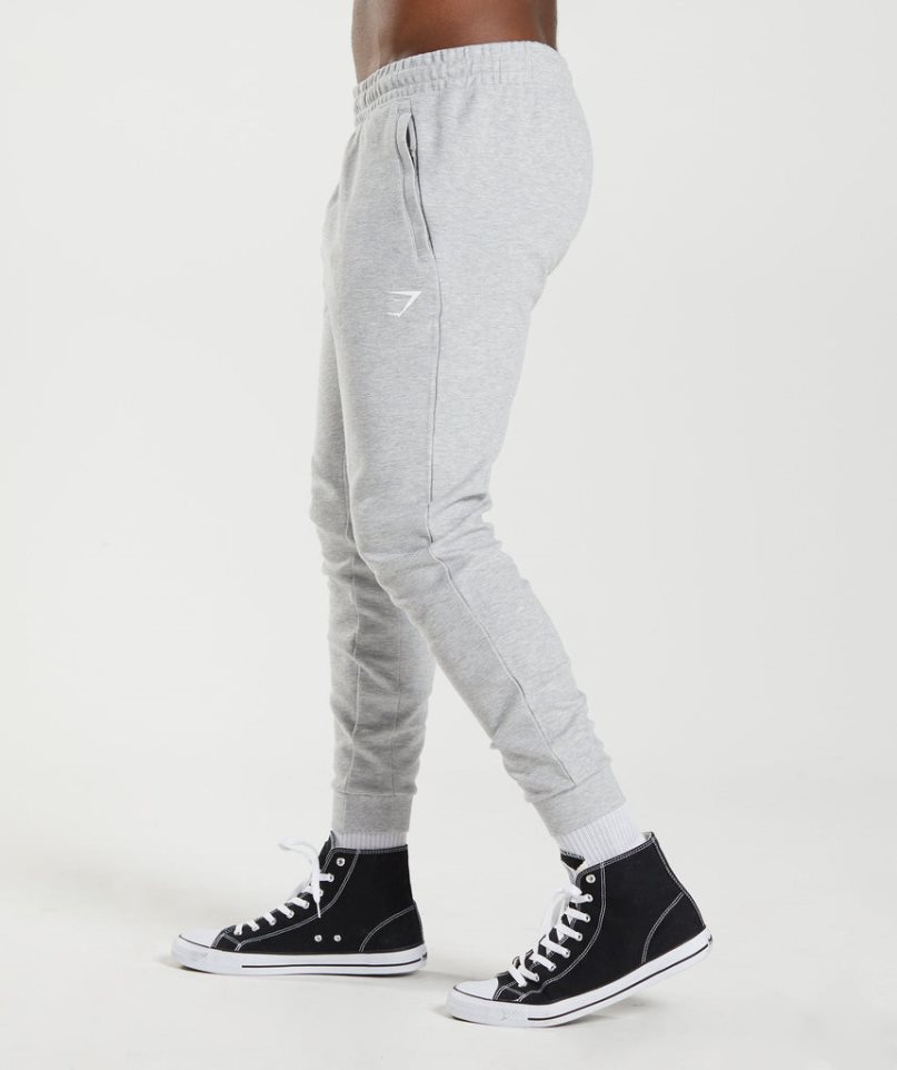 Men's Gymshark React Jogger Light Grey | NZ 3VRGSB